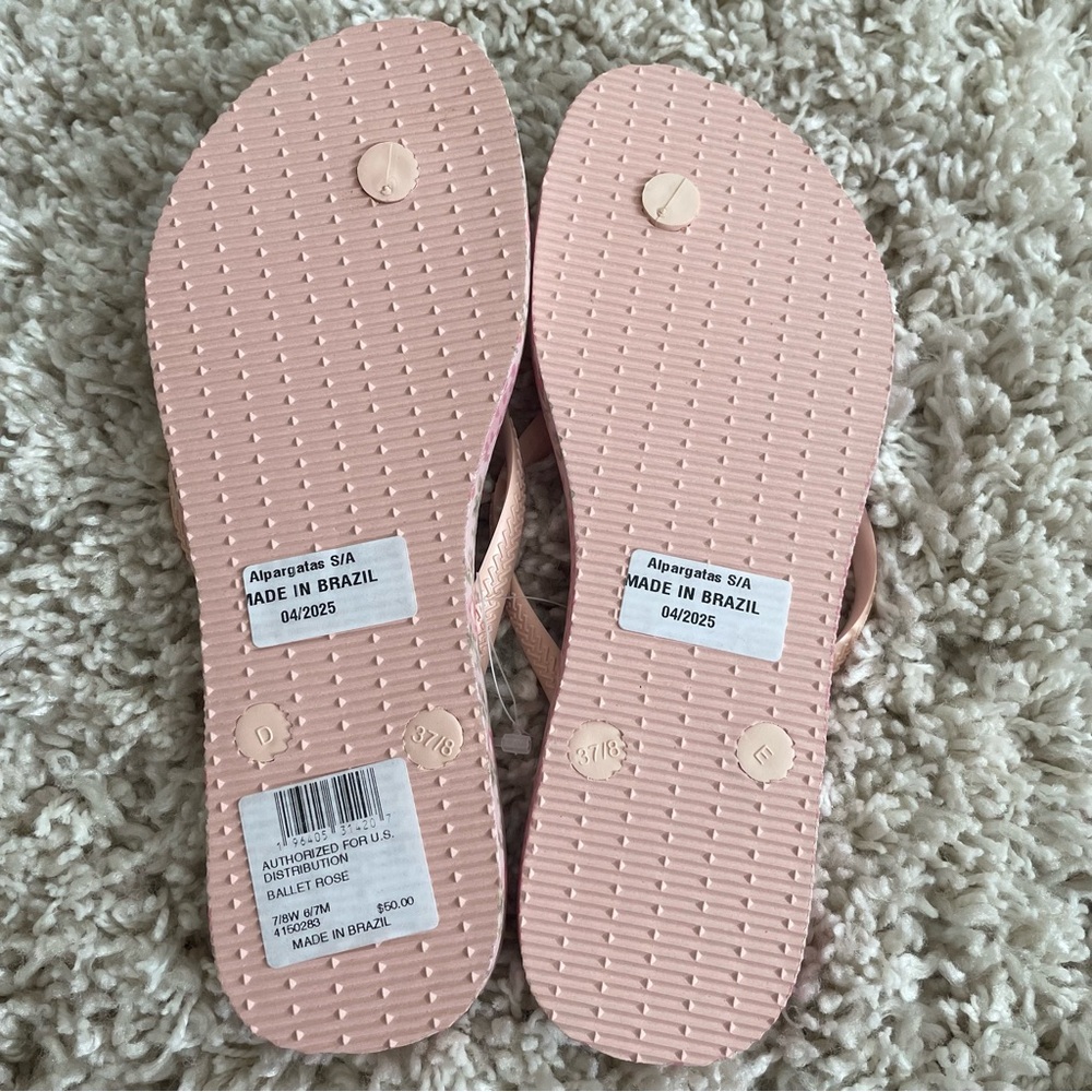 LOVESHACKFANCY Havaianas Flip Flops Sandals Heirloom - Picture 9 of 9